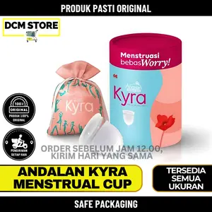 Andalan Kyra Menstrual Cup All Size Tersedia Semua Ukuran Privasi Dijamin Aman Pengganti Pembalut Wanita