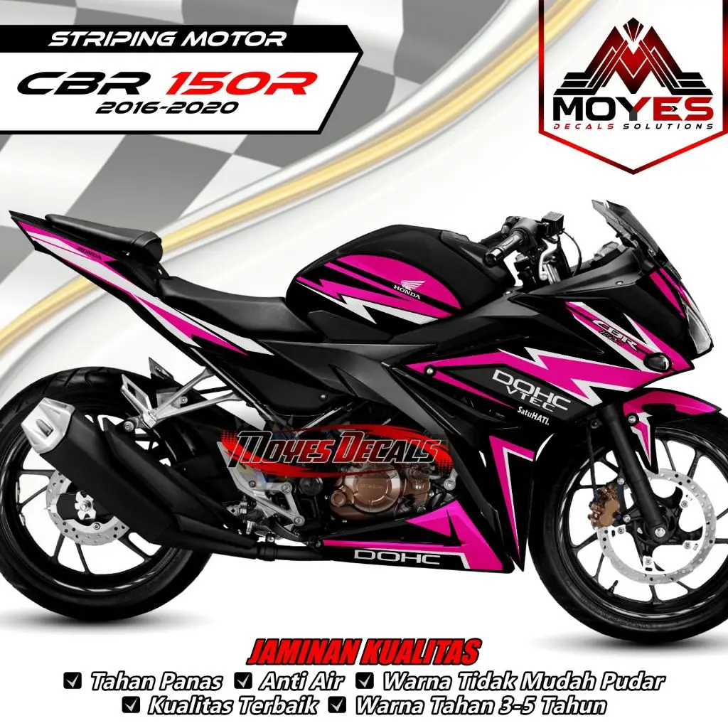 Striping Stiker Motor CBR 150R 2016-2020 Variasi Custom Motorcycle Racing