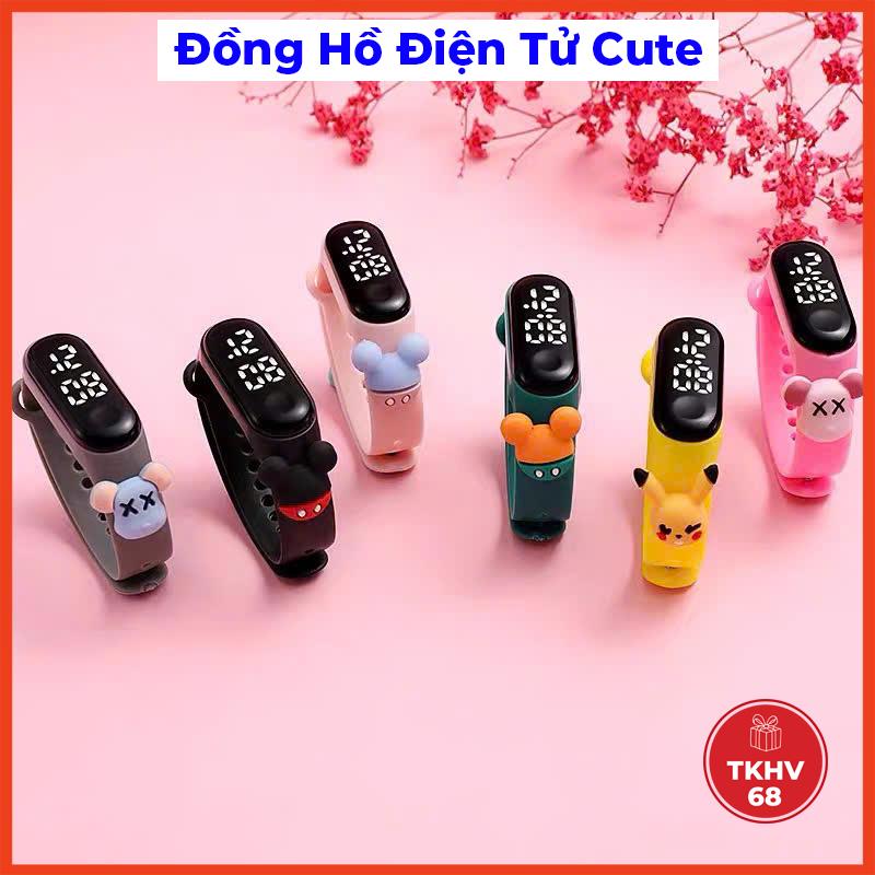 Đồng Hồ Điện Tử Led , Sử Dụng Cho Cả Trẻ Em Và Người Lớn, Đồng Hồ Đeo Tay Cảm Ứng Cho Bé Nhiều Mẫu Lựa Chọn