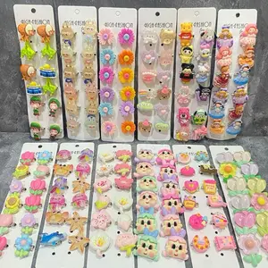 12pcs bros dagu clay lucu mix warna Clips