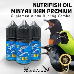 Nutri Fish Oil Suplemen Kecerdasan Burung Kicau