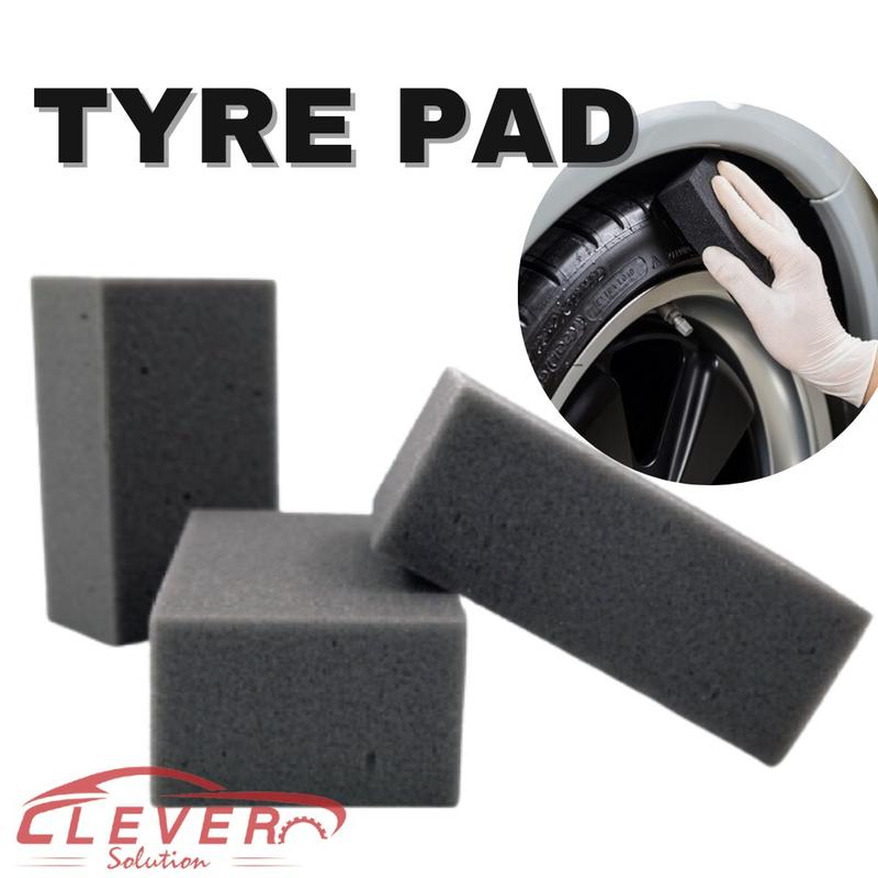 Car Wash Tyre Pad Sponge Foam Tyre Shine Applicator Pad 1 pcs - TikTok ...