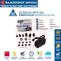 Gambar ( POMPA AIR ) SUNSUN RPS 108 SUBMERSIBLE WATER PUMP KOLAM AQUARIUM POMPA CELUP LOW WATT HIDROPONIK dari Rajapetshop Official Kota Surabaya 1 Tokopedia