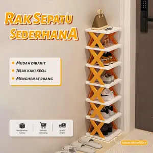 Rak, rak sepatu, ganti sepatu bertingkat, rak rumah, rak sepatu, lemari sepatu, ganti sepatu bertingkat, rak pintu asrama
