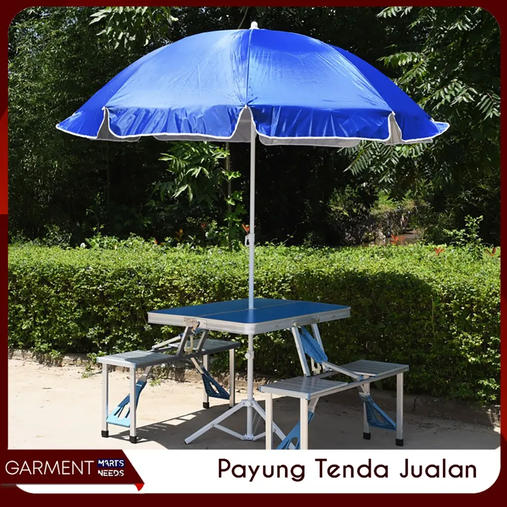 TERLARIS!! [ BISA COD ] - Payung Tenda Jualan besar Bazar Lapak Cafe Anti UV Kokoh Free Tas Payung Warna Warni Bagus
