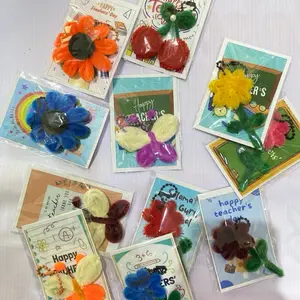 Ganci Kawat Bulu Berbagai Model - Dekorasi Bunga Cantik untuk Hadiah Guru