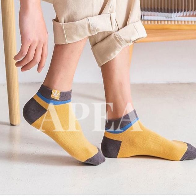Tất Thể Thao, 10 Đôi, Dành Cho Nam Và Nữ, Có Thể Mặc Mùa, Hợp Xu hướng, Thoáng Khí, Thấm Hút Mồ Hôi, Tất cổ xẻ Sâu 2