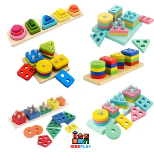 Wooden Toys Matching Shape Mainan Kayu Mainan Balita Wooden Toys Mainan Kayu Mainan Anak