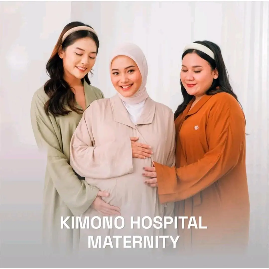 [BEST SELLER] Momiasi – Yuki Home Dress Kimono – Daster Busui Lahiran Friendly- Maternity Hospital Kimono Rayon