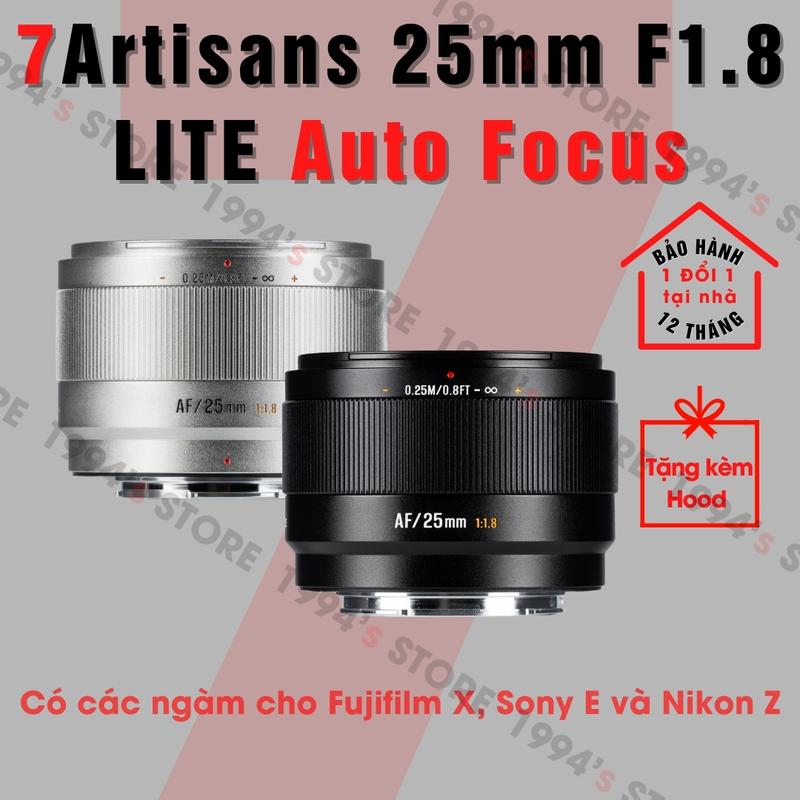 Ống kính 7Artisans 50mm F1.8 Lite AF - Lens chuyên chân dung có lấy nét tự động…