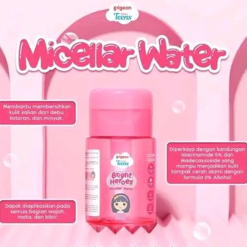 Pigeon teens bright heroes micellar water Cleanser Wajah