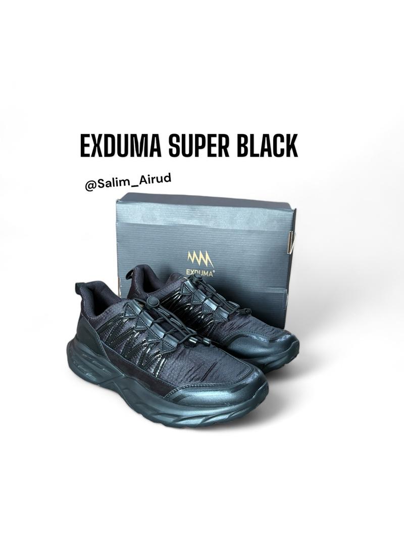 Product Introduction of Sepatu exduma speedpro sepatu kets running - sepatu olahraga hitam motif unik 5