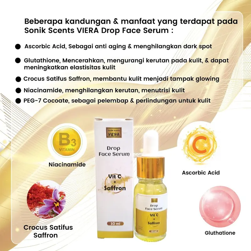 Paket skincare Komplit Glowing 6 in 1 (Moisturizer Ceramide 50g/30g, Day Cream Sunscreen, Night Cream Retinol, Serum  Vitamin C Saffron , Toner & Facial Foam) - Wajah, Membantu Mencerahkan, Pelembab Niacinam 4