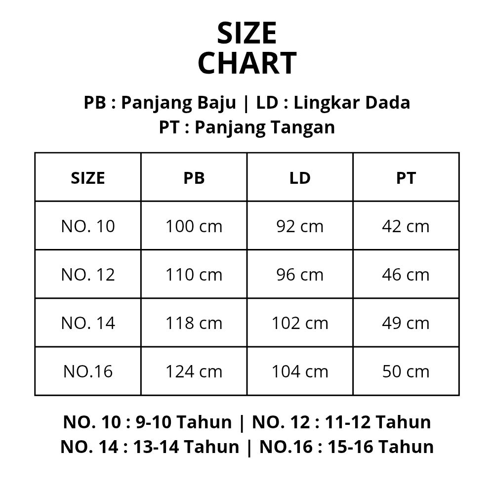 Gamis Jubah List Nyala Anak Laki Laki Umur 9-16 tahun Hitam Lengan Panjang