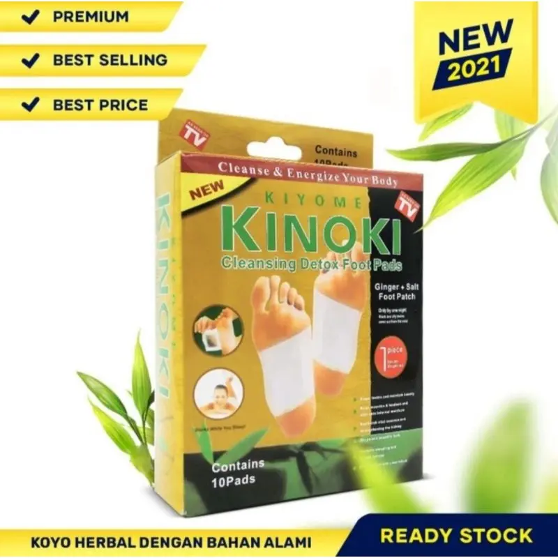 KINOKI GOLD GINGER SALT 1 BOX ISI 10PC | KOYO KAKI | KOYO KESEHATAN