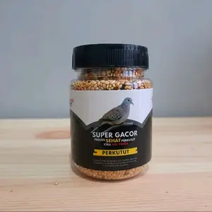 Pakan Burung Perkutut Super Gcaor Kemasan Toples 200gr