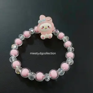 Aksesoris Wanita Bracelet Gelang Tangan Lucu sanrio Aesthetic manik manik  boba warna warni//Gelang mutiara gaya korea