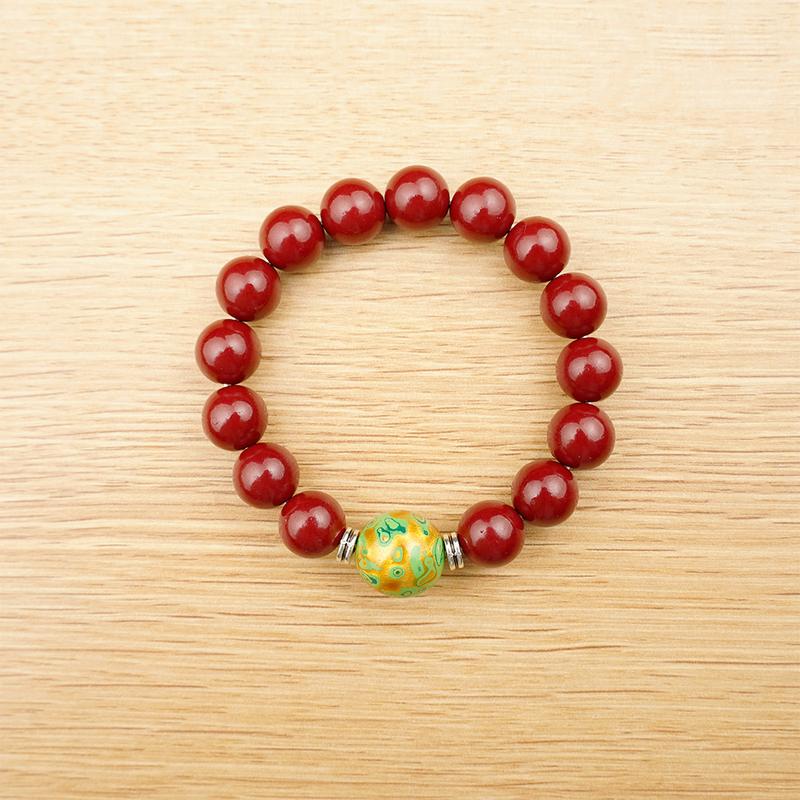 Product Introduction of Cinnabar single circle bracelet x1032 1