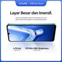 Gambar [NEW LAUNCH] vivo Y05e - Baterai Besar 5150 mAh, Tahan Banting Ekstrem, Tahan Hujan IP64, Desain Trendi, Layar Besar 6.74", OriginOS 6, 200% Audio Booster - 4+64, Hitam Semesta dari vivo Indonesia Kab. Tangerang 5 Tokopedia
