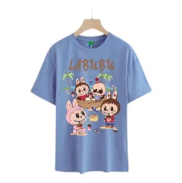 Kaos distro anak Labubu untuk anak laki-laki dah perempuan Fashion Baju 5