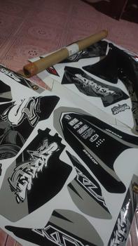 Product Review of Decal Sticker KLX BF Xtreme 150 Stiker KLX Fullbody Supermoto KLX BF Graffiti KLX 007 from s** 0