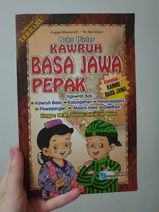 BUKU pelajaran Pepak Bahasa Jawa