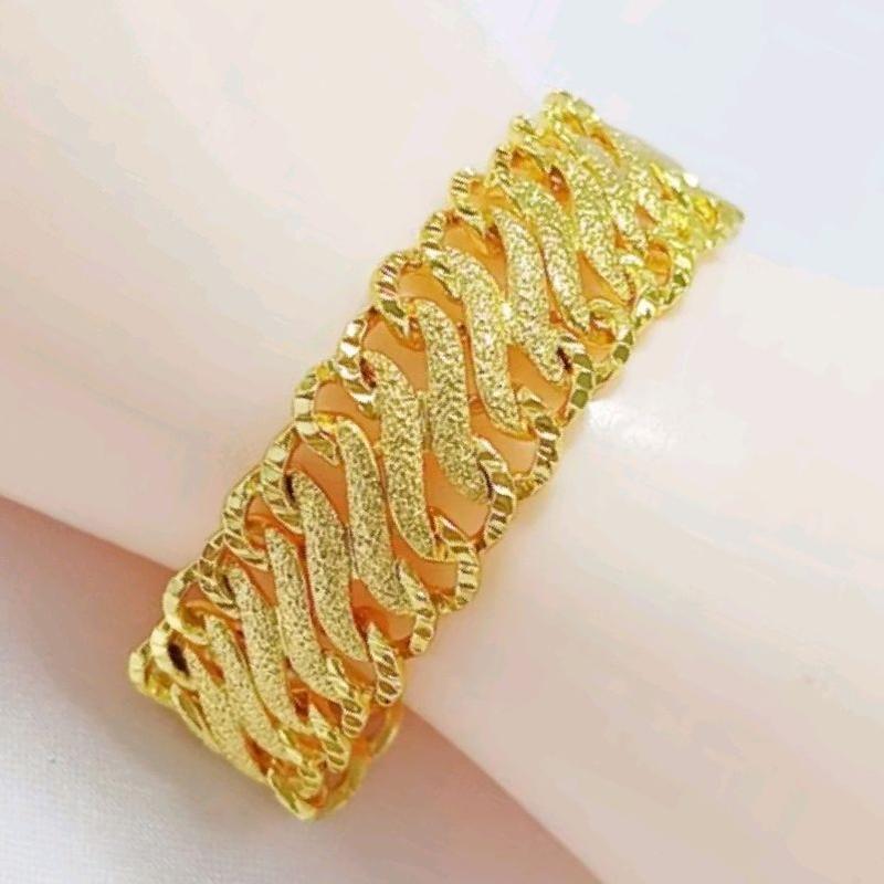 (BELI SATU PRODUK APAPUN GRATIS SATU PRODUK)) gelang wanita kendari motif rantai titanium 1 6