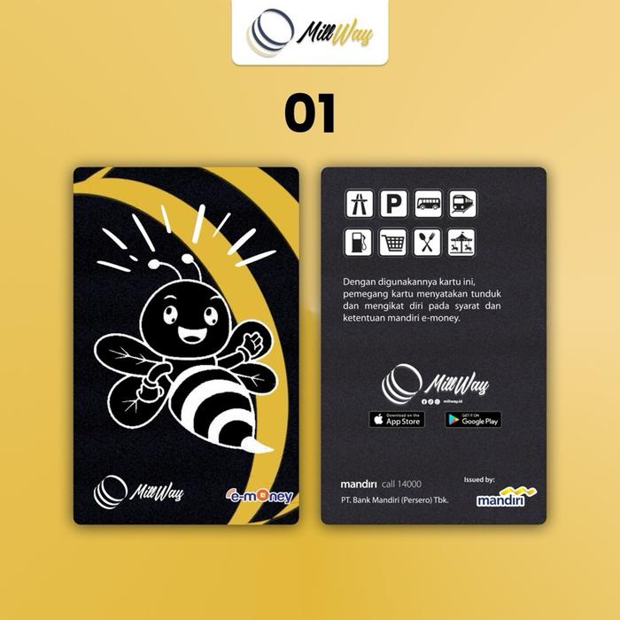Gambar Millway - Kartu elektronik serbaguna special desain Millway - 01 dari Millway Indonesia Kota Administrasi Jakarta Pusat 3 Tokopedia