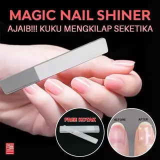 10Pc - Kikir Amplas Kuku Transparan Gosokan Penghalus Pengkilap Perawatan Kuku Jari Tangan Cewek Wanita Alat Menipedi Nail Art Premium 2