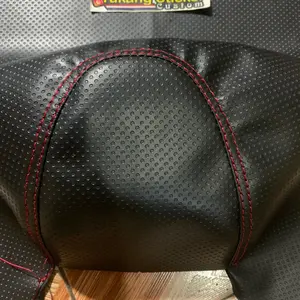 ￼Kulit Jok Motor/Sarung Jok Hitam polos (JAHIT KEPALA)6 Motif, Untuk Motor Beat/Metic&Bebek terlaris