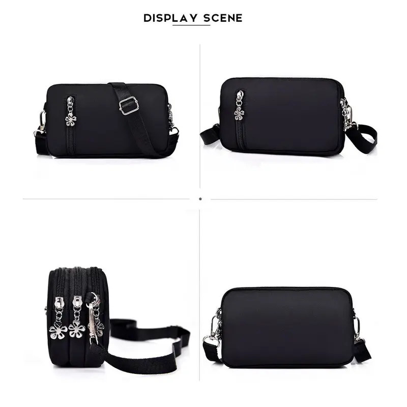 Civeto TS156 Tas Selempang Mini Wanita Sweet Love Nylon Waterproof Sling Bag 3