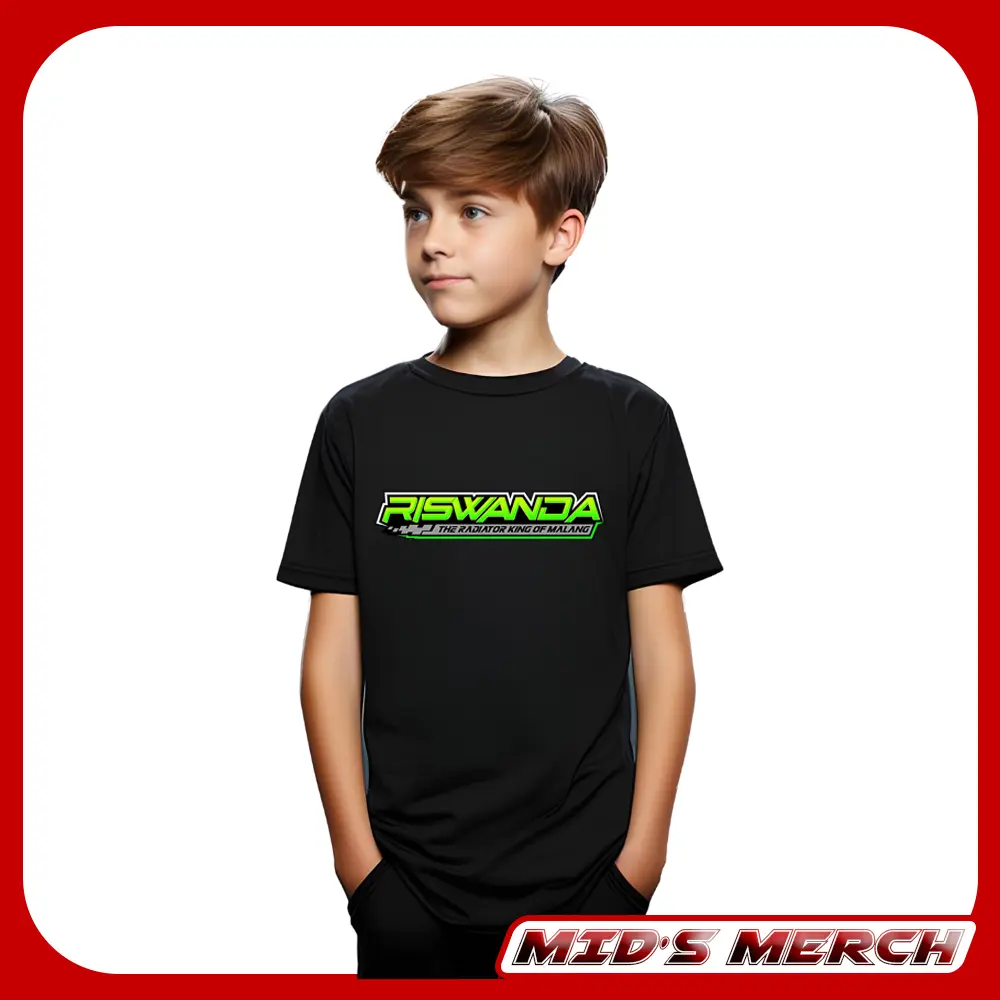 Kaos Anak Viral Riswanda New Sound System Karnaval Horeg Cotton Combed 30s