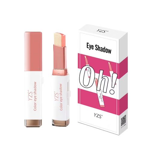 Eyeshadow Palette Stik Dua Warna Nude Color Make up Mata Anti Air Tahan Lama