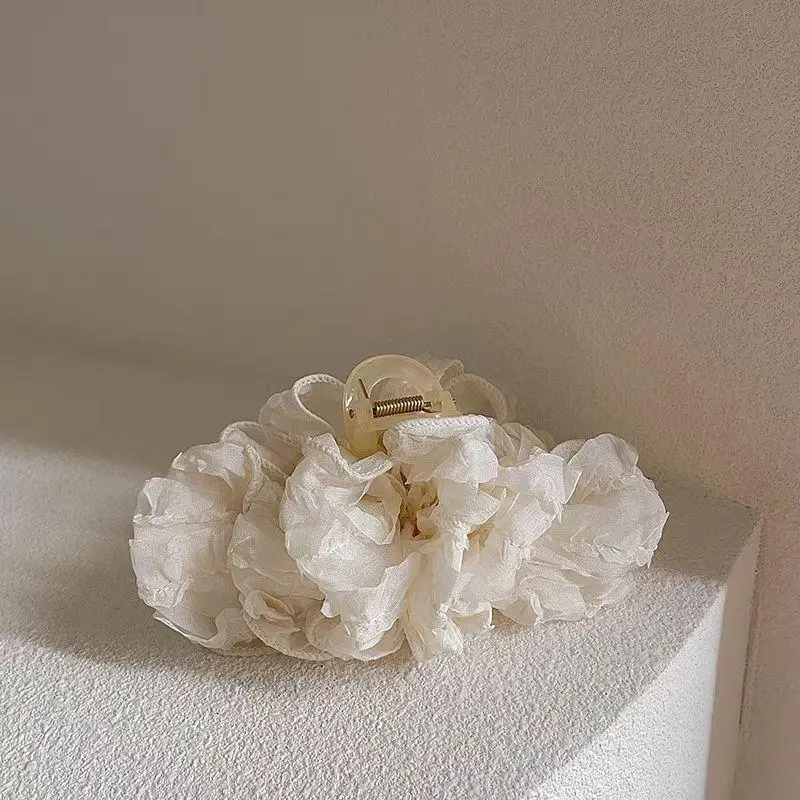 Kẹp Cá Mập Vải Tuyn Lớn, OCKIS, Mềm Mại, Bồng Bềnh Và Tuyệt Vời, [Thanh Toán Khi Nhận Hàng] Kích thước lớn, phong cách Ngọt Ngào và tươi mới, thanh lịch, để tăng độ phồng tóc Làm cho đầu của bạn trông nhỏ hơn và tóc trông đầy hơn! 8