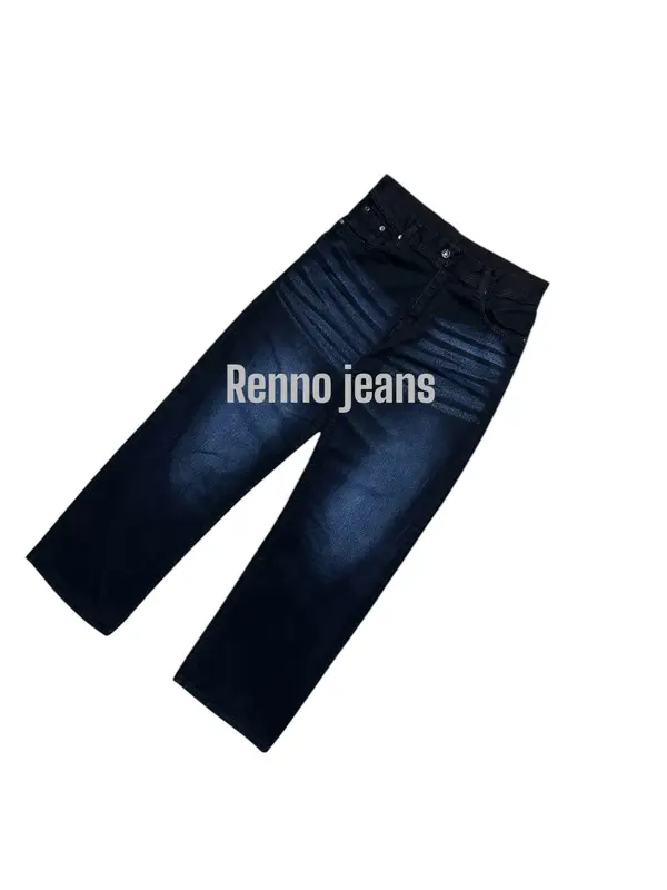 Celana Skena Loose Gombrang Korean Stile Jeans Denim Premium Unisex Distro - Kualitas Premium - Panjang, Nyaman 0