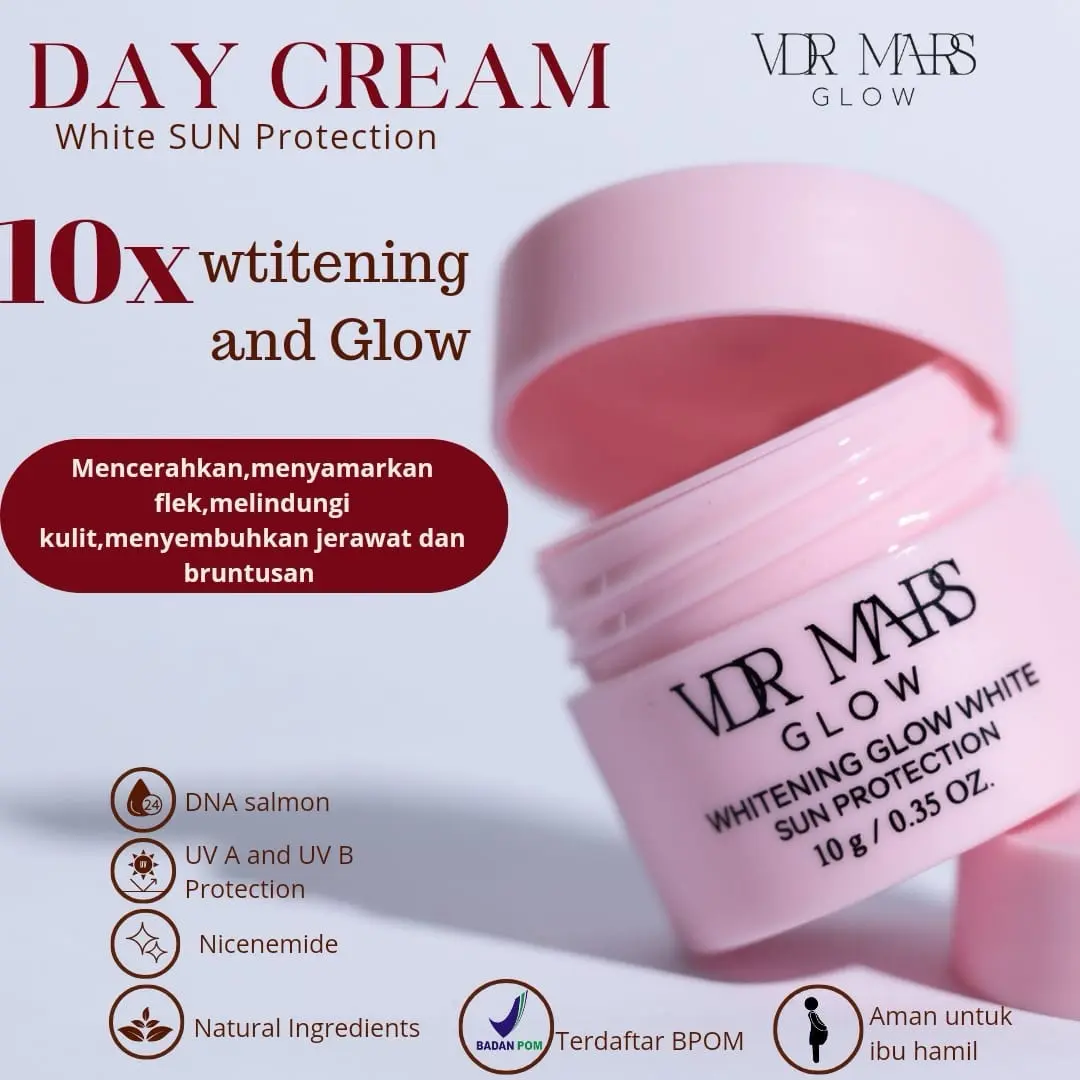 Day cream Whitening Glow whit DNA salmon by VDR Mars Glow