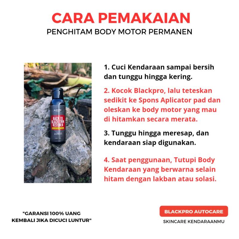Penghitam Body Kasar Motor Permanen 3