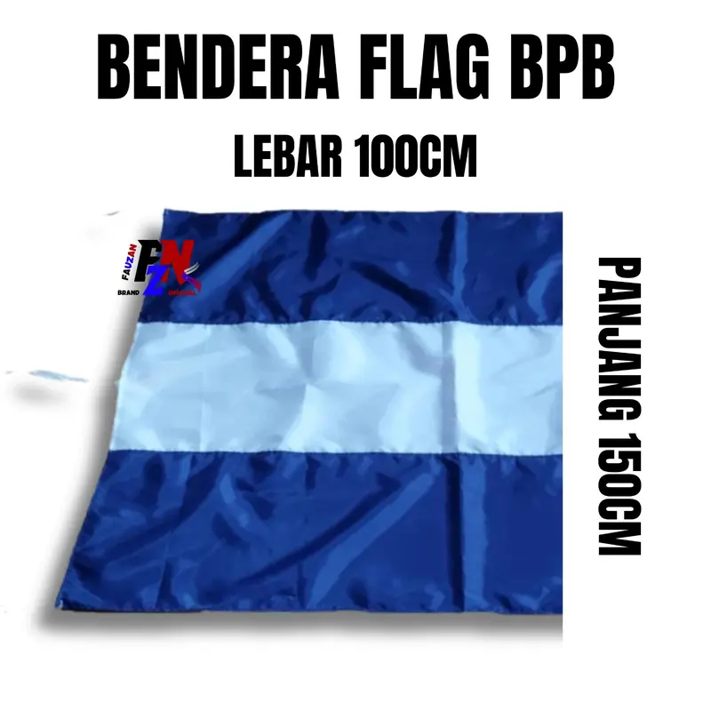 Bendera Plag Jumbo Biru Putih Biru Berbagai Macam Ukuran Buat Di stadion Poliester Peles 3