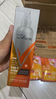 Product Review of Makarizo Advisor Hair & Scalp Tonic 240mL - 2 in 1 Untuk Rambut Rontok dan Ketombe / Memperkuat Akar Rambut from A**h 1