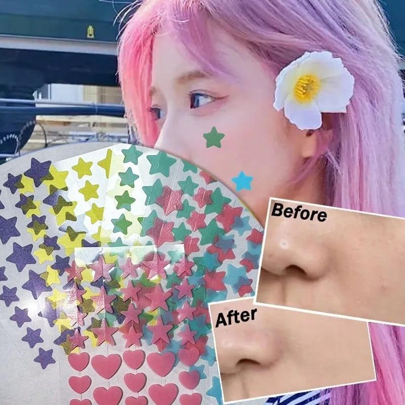 COD Acne Patch Jerawat Hologram Transparan Bening Tahan Air Sakura Butterfly Kupu Kupu Star Love 2