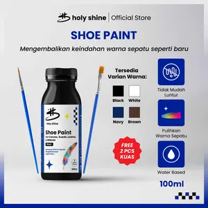 Holy Shine Cat Sepatu Kanvas/ Kulit / Shoe Paint Waterbased 100ml