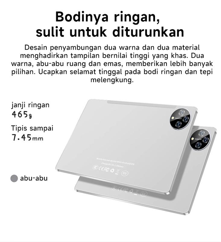 【COD】2025 Han.Z MatePad  5G Tablet H13. 10.3 inci baru[16GB+1TB] Pengalaman profesional seperti PC |Tampilan layar penuh warna asli OLED 120Hz l ultra-tipis | ultra-portabel Wifi 7