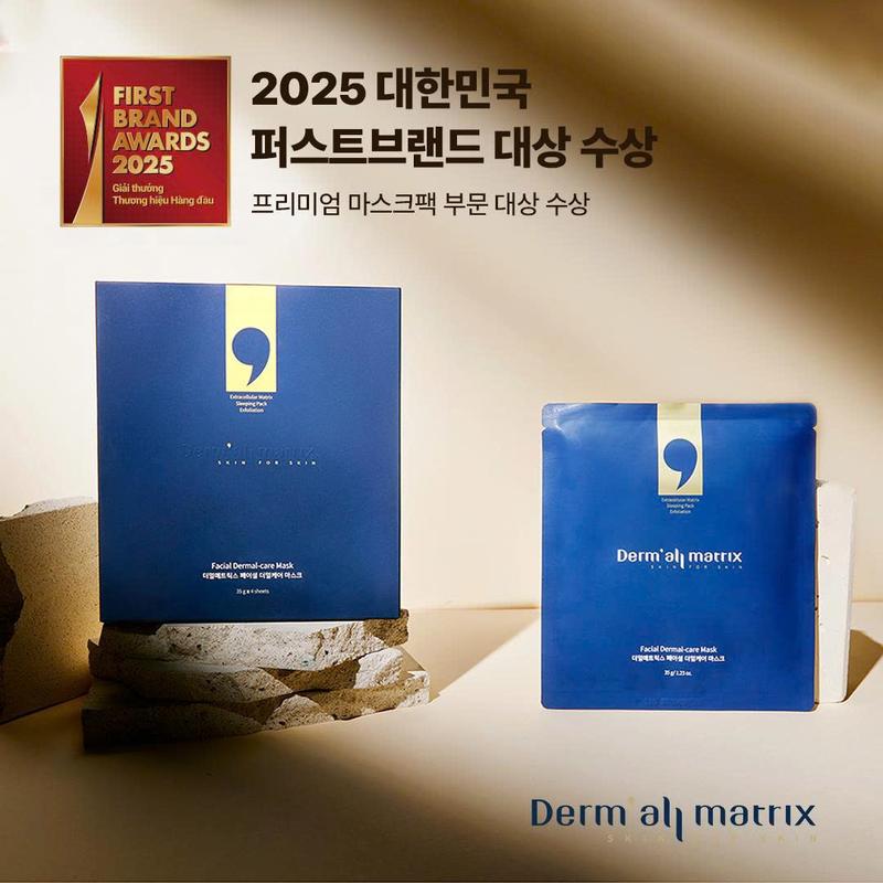  Mặt Nạ Derm All Matrix Facial Dermal Care Mask Hỗ Trợ Dưỡng Ẩm Căng Bóng Phục Hồi Da 