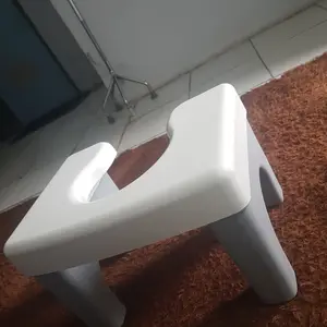 Kursi Toilet Duduk Bahan Plastik Tebal Anti Slip Untuk Wanita Hamil Kursi Pup Kloset Jongkok