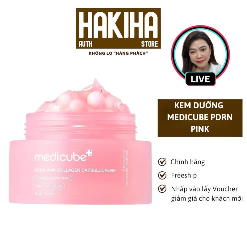 Kem Dưỡng Medicube PDRN Pink Collagen Capsule Cream 55g