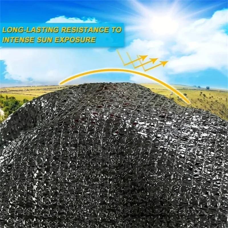 Product Introduction of Black Anti-UV HDPE Shade Net Succulent Plant Shade Net Outdoor Swimming Pool Cover Shade Net Shading Rate 85-90% 21