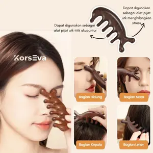 Sisir Pijat Terapi Wajah Tubuh Multifungsi / Alat Pijat Terapi Multifungsi