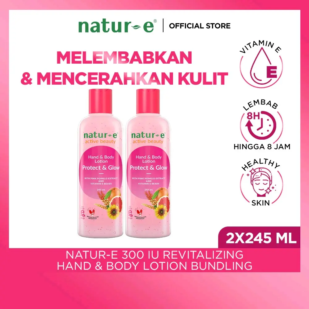 [Bundle]Natur e Handbody lotion Protect & glow ( 2 pcs)