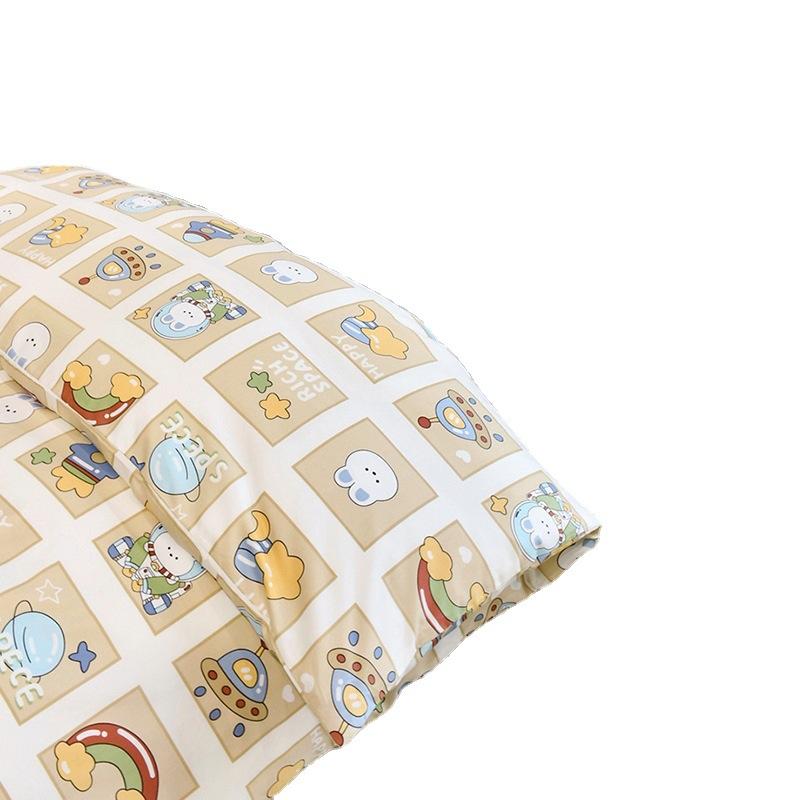 Long-staple cotton childen's duvet cover kindergarten cartoon quilt cover single 3A quilt cover bed sheet and pillowcase 5