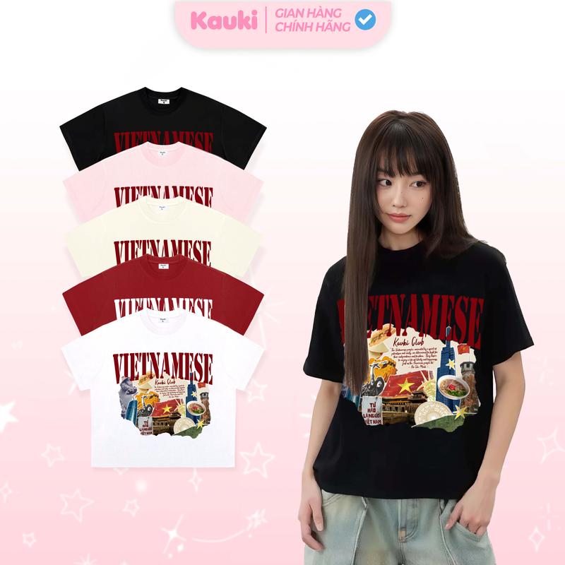 Áo Thun Unisex Form Boxy VIETNAMESE Yêu Nước Cotton 250GSM Dày Dặn Thoáng Khí Nam Nữ FR36